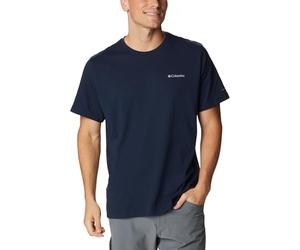 Columbia Men's Thistletown Hills Short Sleeve, Short Sleeve T-Shirt, Collegiate Navy Heather, Small