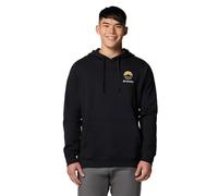 Columbia Men's Trek Graphic Hoodie, Hoodie, Black/Circular Linescape, L