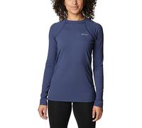 Columbia Midweight Stretch Long Sleeve Top, Ropa Interior Camiseta Térmica para Mujer, Nocturnal, Talla L