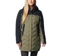 Columbia Mountain Croo Iii - Chaqueta de plumón para mujer, negro, verde, piedra, (Stone Green/Black), M