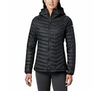 Columbia Mujer Chaqueta acolchada con capucha, Black 010, S