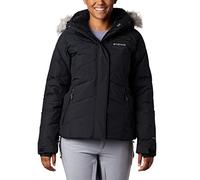 Columbia Mujer Chaqueta De Esquí, Black Metallic, L