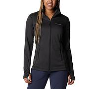 Columbia Mujer Chaqueta De Forro Polar Con Cremallera, Black Heather, XS