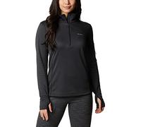 Columbia Mujer Sudadera De Forro Polar, Black Heather, XL