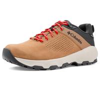Columbia Newton Nimble Leather - Zapatos de Senderismo y Senderismo de Talle bajo para Mujer, Alce/Rojo Amapola, Talla 7