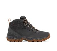 Columbia Newton Ridge Plus 2 Suede WP - Botas anchas de senderismo y senderismo para hombre, color gris oscuro/ámbar dorado, talla 7
