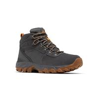 Columbia Newton Ridge Plus II - Botas de senderismo impermeables de ante para hombre, Gris oscuro/ámbar dorado, 8 Wide