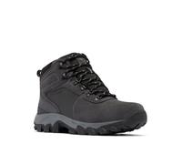 Columbia Newton Ridge Plus II - Zapatillas de gamuza impermeables para hombre, color tiburón/negro, talla 10, Tiburón/Negro, 10