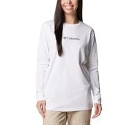 Columbia North Cascades-Camiseta de Manga Larga, Blanco/Gema, M para Mujer