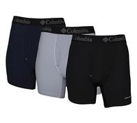Columbia Omni Freeze Zero Boxer Brief 3 Pack Ropa Interior de Hombres, Azul Marino/Gris/Negro, XL (Pack de 3)