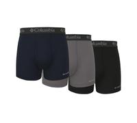 Columbia Omni Freeze Zero - Calzoncillos Tipo bóxer para Hombre, Paquete de 3, Azul Marino/Gris/Negro, XL