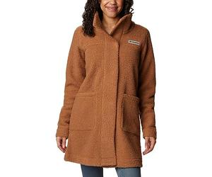 Columbia Panorama Abrigo largo para mujer | Chaqueta de forro polar sherpa, bolsillos profundos para las manos, extra suave, ajuste extendido disponible