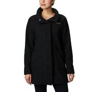 Columbia Panorama Long Jacket Chaqueta, Negro, XL para Mujer