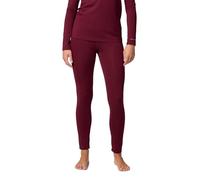 Columbia Pantalones Ajustados elásticos de Peso Medio para Mujer, Capa Base, Vino Rico, XS/R