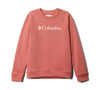 Columbia Park Model French Terry Sudadera sin Capucha, para niñas, Rosa (Dark Coral), Talla XXS