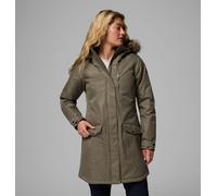 Chaqueta de invierno para mujer Columbia Suttle Mountain™ Long Insulated Jacket Talla: S / Color: verde