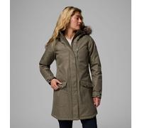Columbia - Parka larga de plumón sintético Suttle Mountain™ - Verde - Talla XS - Mujer