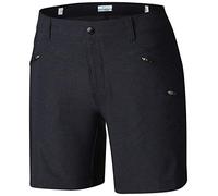 Columbia Peak to Point, Pantalones cortos de senderismo, Mujer, Negro (Black Denims Print), Talla W6/L6