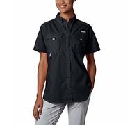 Columbia PFG Bahama - Camisa de Pesca de Manga Corta para Mujer, Talla Grande, UPF 30, Manga Corta