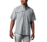 Columbia PFG Bahama™ II - Camisa de Manga Corta para Hombre, Color Gris frío, Grande