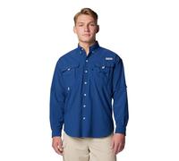 Columbia PFG Bahama II - Camisa de manga larga para hombre, Carbon, Large