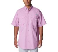 Columbia Bonehead Short Sleeve Shirt Camiseta para Senderismo, Minuet, L para Hombre