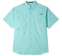 Columbia PFG Bonehead Short Sleeve Shirt Camisetas atléticas, Hombre, Corriente del golfo, 4X