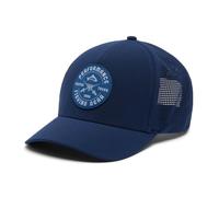 Columbia PFG Elite - Gorra elástica Unisex 3D con Cierre a presión, Azul Marino Universitario/Probado Resistente y Fresco, Talla única