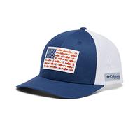 Columbia PFG Fish Flag Mesh Ball Cap-High Tapa, Carbon Trucha Bandera, L-XL Unisex Adulto