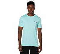 Columbia PFG Graphic T-Shirt Camiseta, Gulf Stream/Biber, L para Hombre