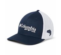Columbia PFG Mesh Gorra Ajustada, Hombre, Azul (Collegiate Navy), S/M