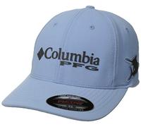 Columbia PFG Mesh Pique Ball Cap, Gorra elástica de Pesca Hombre (Celeste (486), S/M)