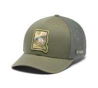 Columbia PFG Patch Mesh Ball Cap Tapa, Cypress/Trout Shine, XXL Unisex Adulto