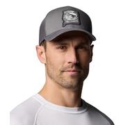Columbia PFG Patch Mesh Ball Cap Tapa, Gris Ciudad/pez Atardecer, S/M Unisex Adulto