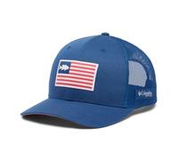 Columbia PFG Patch Mesh Snap Back Gorra, Carbon/Sunset Red/Fish Star Bass, Talla única Unisex Adulto