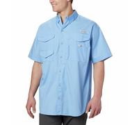 Columbia PFG Short Sleeve Shirt Bonehead-Camisa de Manga Corta, Hombre, Gorra Blanca, XXS