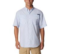 Columbia PFG Super Tamiami - Camisa de Pesca de Manga Corta para Hombre, Color Azul Vivo, Multicolor a Cuadros, Talla XL