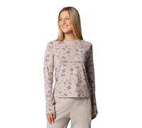 Columbia PFG Uncharted - Camisa de Senderismo de Manga Larga para Mujer, Arcilla triturada Uncharted Waters, L