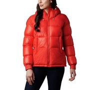 Columbia Pike Lake 2 Hooded Insulated Jacket, Chaqueta Acolchada Con Capucha para Mujer, Bold Orange, Talla L