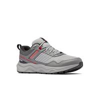 Columbia Plateau Waterproof Zapatillas De Senderismo Y Trekking impermeables para Hombre, Gris (Steam x Mountain Red), 48 EU