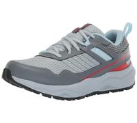 Columbia Plateau Waterproof Zapatillas De Senderismo Y Trekking impermeables para Mujer, Gris (Cirrus Grey x Red Hibiscus), 37.5 EU