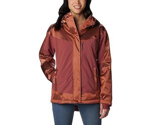 Columbia Point Park - Chaqueta de Invierno aislada para Mujer, Color melocotón desteñido, Remolacha, S