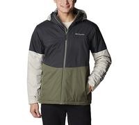 Columbia Point Park Insulated Jacket, Chaqueta De Invierno para Hombre, Shark/Stone Green/Dark Stone, Talla L