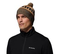 Columbia Polar Powder III Beanie Gorro para Clima frío, Negro/marrón Camello/Canoa, Talla única Unisex Adulto