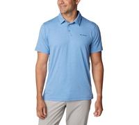 Columbia Polo Tech Trail Camiseta para Senderismo, Skyler Heather, 4X para Hombre