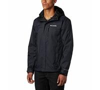 Columbia Pouring Adventure 2 Jacket Chubasquero Impermeable Hombre, Negro, 2XL