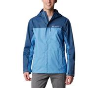 Columbia Pouring Adventure 2 Jacket Chubasquero Impermeable Hombre, Skyler/Dark Mountain, S