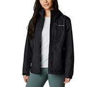 Columbia Pouring Adventure 2 Jacket Chubasquero Impermeable, Black, L Mujer