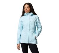 Columbia Pouring Adventure 3 - Chaqueta impermeable para mujer, color azul marino, talla L
