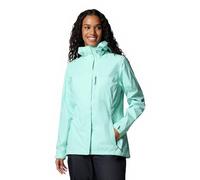 Columbia Pouring Adventure 3 Jacket, Chaqueta impermeable para la lluvia Mujer, Pulverizador, XL